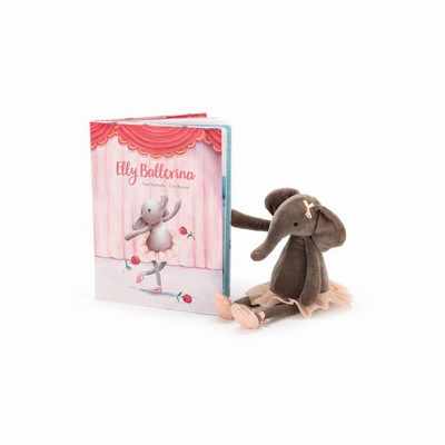 Jellycat Elly Ballerina and Dancing Darcey Elephant USA | 64589RPCX